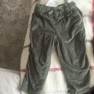Zara green corduroys - size 2 years